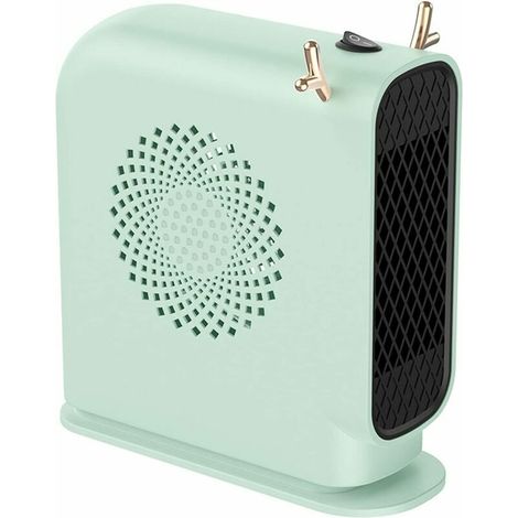 Small Energy-saving Electric Heater with Thermostat Silent Ceramic Fan Heater 500W Small Convector Electric Heater for Living Room, Bedroom (1/5)
