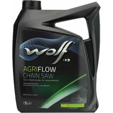 Huile de chaîne Wolf pour tronçonneuse. Bidon de 5L (1/2)