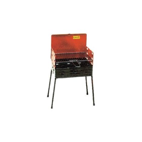 Barbecue richiudibile a carbonella con struttura in