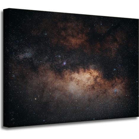 Impression sur toile Espace Galaxie Étoiles 40x30 cm