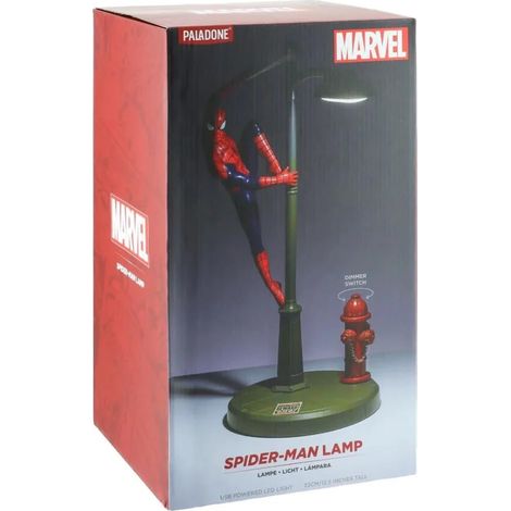 Paladone Marvel Comics - Lampada Spiderman, Rosso, Blu, Grigio (1/4)