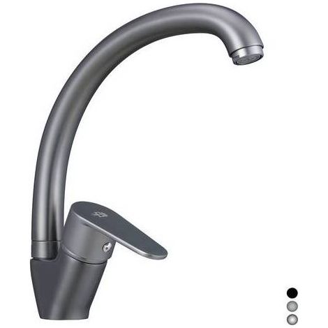 MISCELATORE MONOCOMANDO LAVELLO CANNA ALTA SERIE LIZZY Misura: Cromo