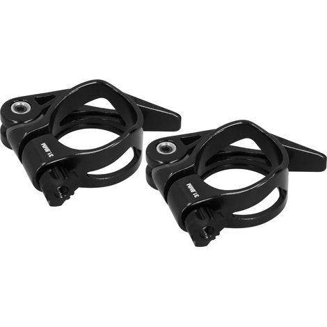 Collier de Selle Rapide en Alliage Léger 31.8mm Noir pour Vélo Tout Terrain (1/5)
