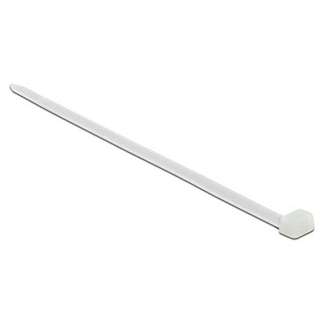 DELOCK LOT DE 10 SERRE-CÂBLES BLANC 800 X 8,8 MM 19645