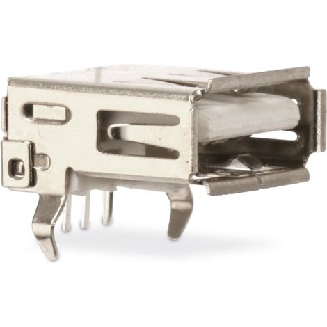 Connecteur USB-A encastrable S-IMPULS, 90°, montage sur circuit imprimé