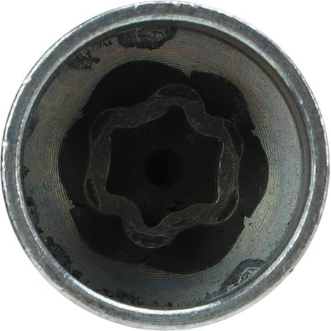 Clé antivol pour écrous de roue BMW Série 1 3 5 6 7 X1 X2 X3 X4 X5 X6 Z4, douille de remplacement, code 056, acier robuste, protection contre le vol. (1/5)