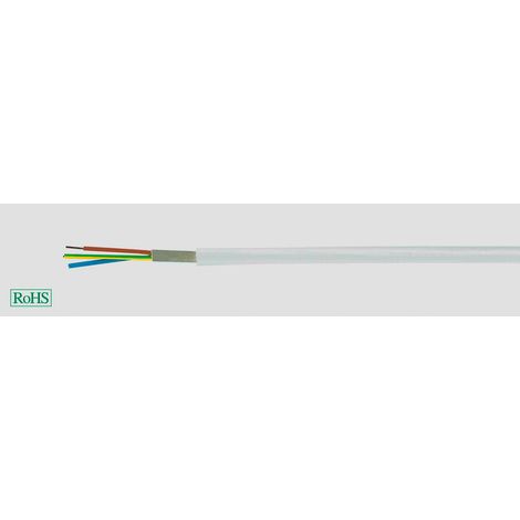 HELU 39006 Installationsleitung NYM-O 2 x 1.5 mm² Grau 100 m