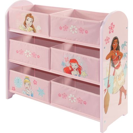 Scaffale portagiochi Principesse Disney