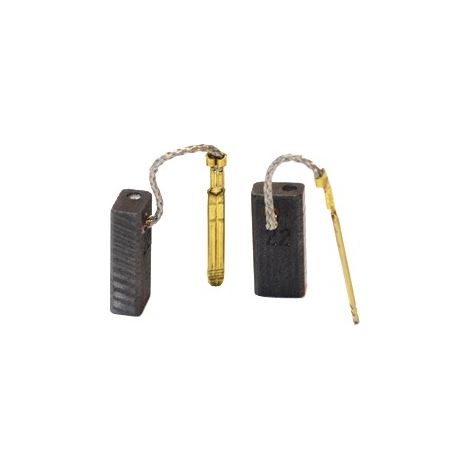 Jeu De 2 Charbons Adaptable Pour Bosch. Dimensions: 5 X 8 X 17,5mm.