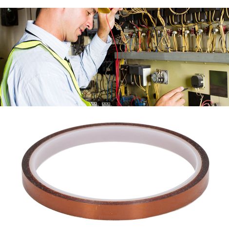 Braunes Isolierband, Hochtemperaturband, verkauft in 10er-Packungen, 8 mm. (1/5)