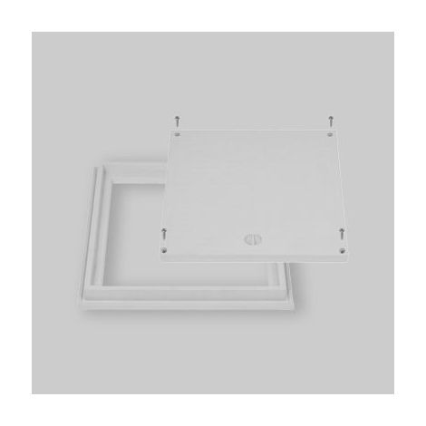 "CHIUSINO + TELAIO """"TOP"""" CON VITI 40x40 cm"