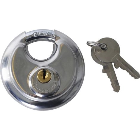 Cadenas MESO - Acier inoxydable/Laiton - Avec 2 clés - 0,2 kg