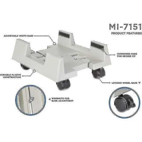 Support pour unité centrale compatible avec les ordinateurs de bureau portables et les boîtiers tour, support universel large pour ordinateur PC