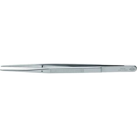 KNIPEX 92 22 35 Pinzetta di precisione con perno guida punta sottile 155 mm