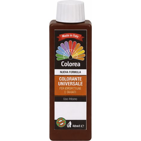 COLORANTE UNIVERSALE 'COLOREA' ml. 20 - N.412 marrone- 12 pezzi - COLOREA