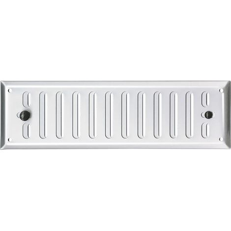 GRIGLIA CON DOSATORE MM 240X45 ALLUMINIO ANODIZZATO