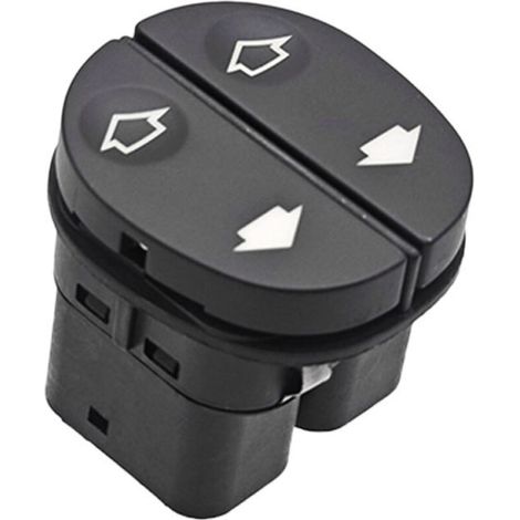 Interrupteur de lève-vitre 96FG14529BC, interrupteur de commande principal pour vitres électriques, convient aux Ford Fiesta 2004-2010, contrôle la montée et la descente de toutes les vitres électriqu (1/4)