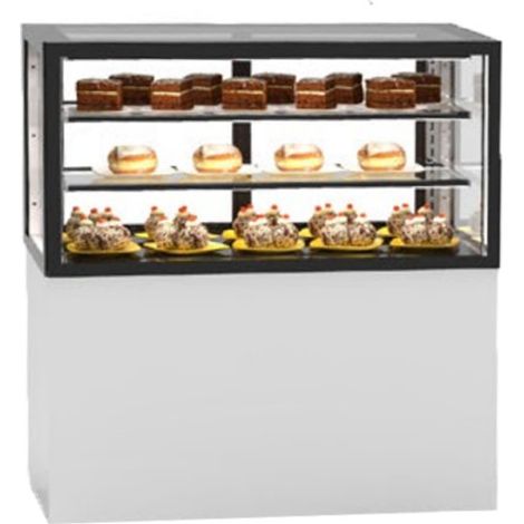 Vitrine Neutre Base 100 Serie Integra - H 1100 mm et Sans Accès Frontal - Sayl