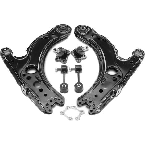 Steuerarmset, hochfester Stahl, Vorderachsanwendung, kompatibel mit mehreren Marken, verbesserte Haltbarkeit, Set aus 6 Teilen (1/5)