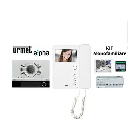 URMET 1783/321 - KIT Videocitofonico Monofamiliare Urmet Alpha