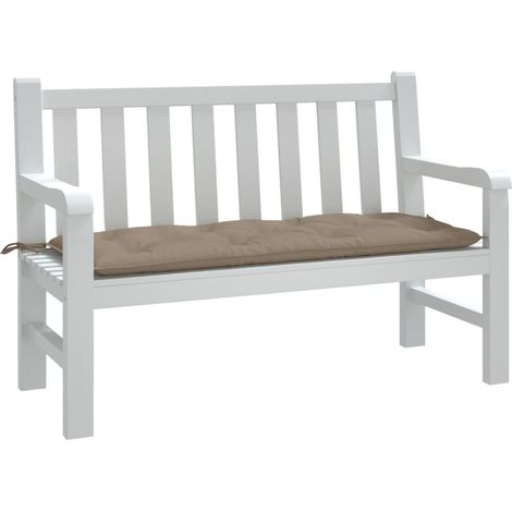 vidaXL Garden Bench Cushion Taupe 120x50x7cm Oxford Fabric