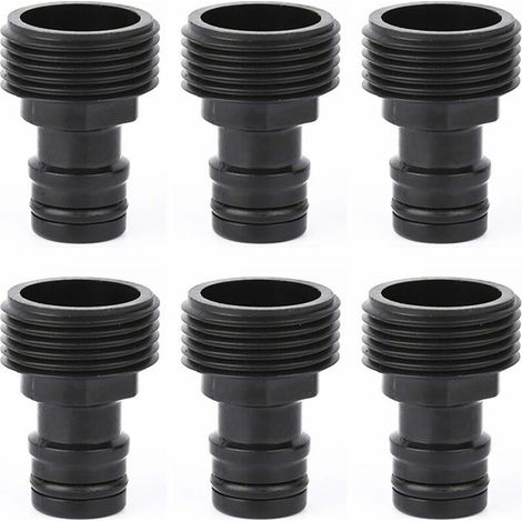 3/4 Male Adapter: For connecting female irrigation equipment to the system, 26 mm (G 3/4) male thread 6 pieces (1/5)