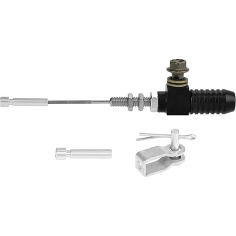 Tige de maître-cylindre de frein/embrayage hydraulique universel pour moto, M10x1,25 mm, noir (1/4)