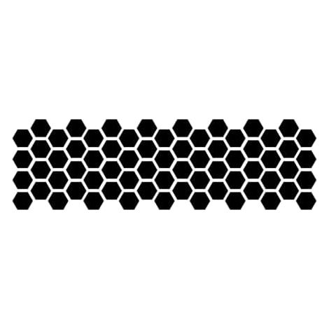 Autocollant de carrosserie, autocollant latéral de voiture  Autocollant nid d'abeille, 70,86 x 21,65 pouces, étanche pour voitures, camions, automobiles (1/5)