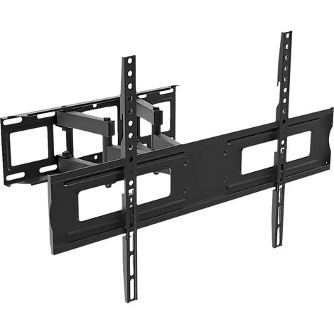 Support TV/Moniteur Mural pour écrans Plats et incurvés de 37 à 75 Pouces (jusqu'à 45 kg), inclinable et pivotant, avec Double Bras de Mouvement Complet, VESA Max 600 x 400 mm (1/5)