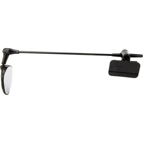 Casque de vélo universel ABS réglable avec rétroviseur arrière pour cyclisme, miroir de vue arrière (1/5)