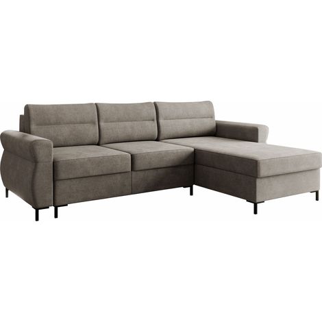 Sofá rinconero Stonecrest 103, Sierra 748, Función de descanso, Almacenaje, 258x170x92cm, 0