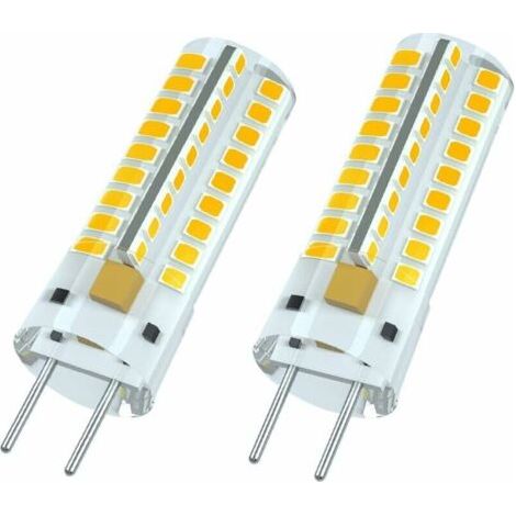 Ampoule à Filament LED GY6.35, LED G6.35 12V, 7W (Équivalent 50W Halogène), Blanc Chaud 3000K, Angle de Faisceau 360°, Pour Éclairage d'Armoire, Non Dimmable, Lot de 2 (1/4)