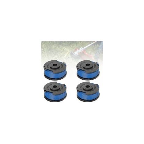 Lot de 4 bobines de fil de rechange pour débroussailleuse Ryobi 18 V 24 V 40 V Compatible avec Ryobi ONE+ AC14RL3A, OLT1832, RAC124 (1/5)