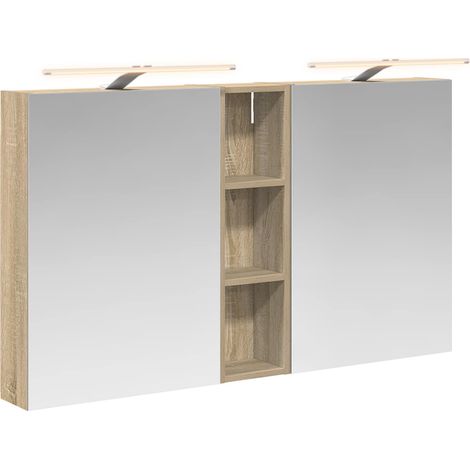Maison Exclusive - Badezimmerschrank-Set 3 pcs 120 x 14,5 x 70 cm