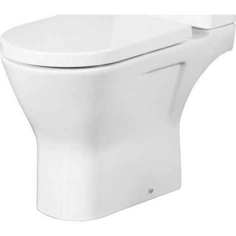 Nemo Spring Ergovita WC sur pied - 66,5x45x36cm hauteur - sans bride - H185cm - sans abattant et réservoir - porcelaine - blanc