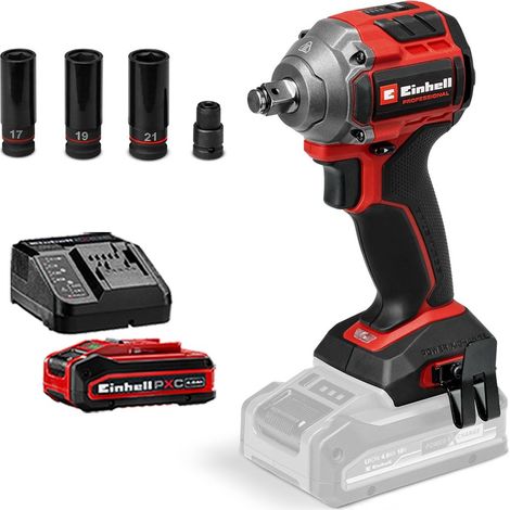 Einhell Professional Brushless 18v Impact Wrench 260Nm TP-CW + 4ah Kit (1/5)
