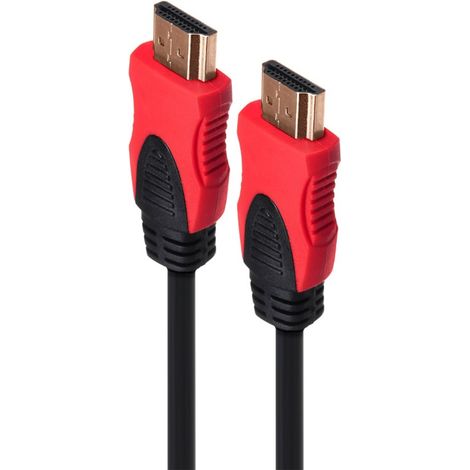 MCTV-706 Cable HDMI 2.0 Maclean 1,8m M/M (Noir/Rouge) (1/3)