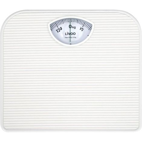 Bilancia meccanica - LIVOO - DOM491 - Senza batterie - Capacità 130 kg - Piatto antiscivolo (1/5)