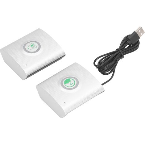 Interphone vocal sans fil longue portée H9, sonnette 1V1 bidirectionnelle, blanc (1/5)