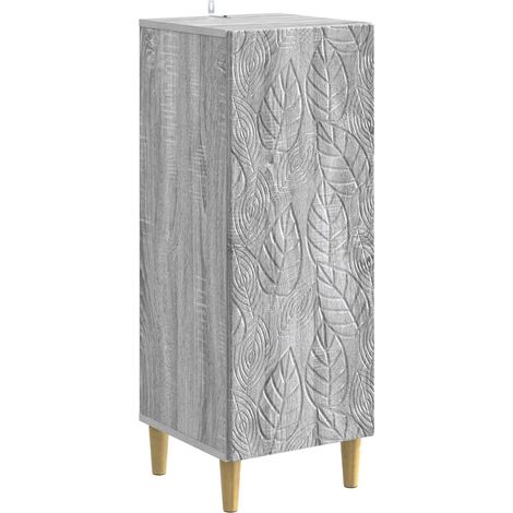 Sideboard Grau Sonoma 33 x 34,5 x 90 cm Holzwerkstoff vidaXL