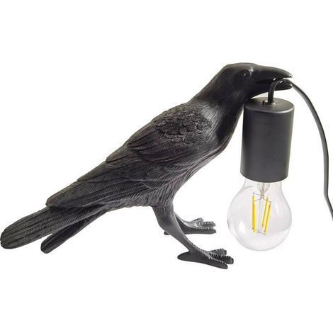 Lampada corvo in resina "Corb"