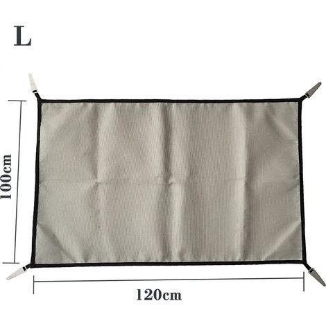 Tapis de barbecue ignifugé pour camping, compatible avec les réchauds de camping, les tentes et les foyers extérieurs. Tapis de protection pour réchauds de cuisine portables. (1/5)