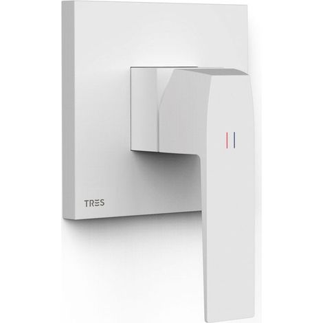 TRES 20227810BM RAPID-BOX Pieza Vista para Caja Empotrada de 1 Vía Color Blanco Mate - ref: 20227810BM