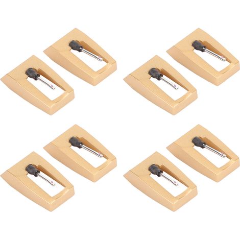 Lot de 8 aiguilles phonographe pour tourne-disques Victrola, Crosley, ION, Jenson - Remplacement stylet vinyle
