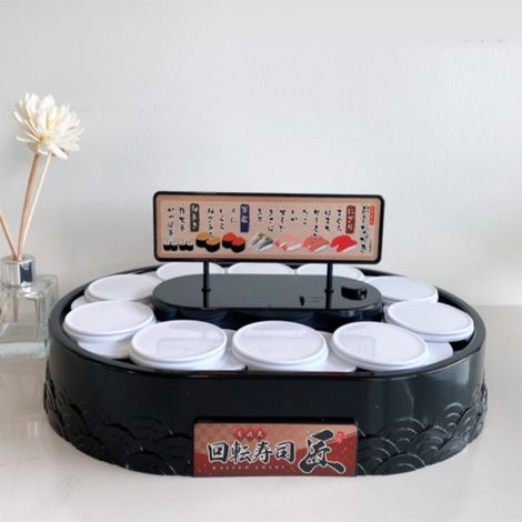 Support rotatif pour cupcakes, plateau tournant automatique, présentoir rotatif pour fête d'anniversaire enfants, cadeaux, sushi