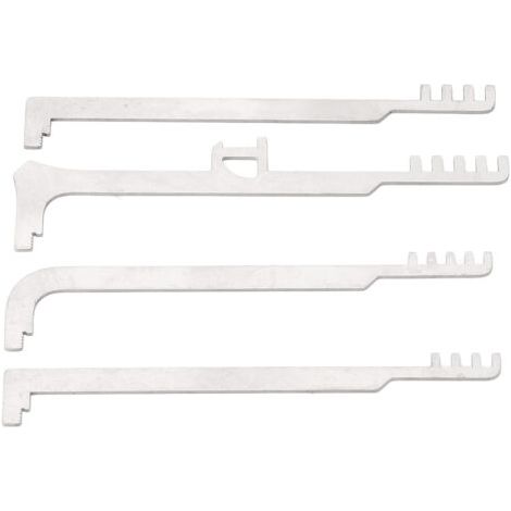 DEESSE SHOP-Pics de Verrouillage de Peigne en Acier Inoxydable, Outils à Dents Métalliques Portables 4 Pièces pour la Réparation de Lutte contre L'incendie (1/5)