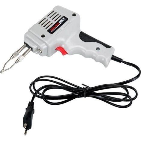 WHITE - 100W Automatic Electric Soldering Iron, EU Plug, Soldering Gun, Light, Fast Heating Repair Station (1/4)