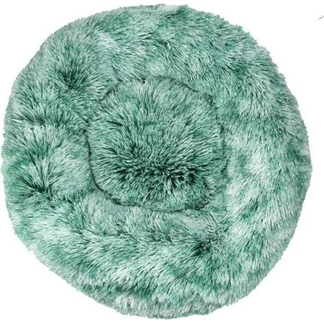 Lit pour chat, coussin moelleux, doux lavable pour chiens chats (dégradé vert, 60 cm), Ensoleillé (1/5)