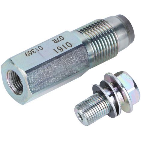 Válvula de alivio de presión del riel de combustible, válvula limitadora de presión del riel de combustible compatible con Navara Cabstar Pathfinder, OEM 095420-0161 (1/5)