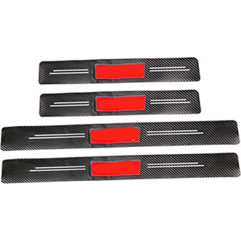 Portière voiture bande seuil autocollant protection cartoon mignon adhésif anti-rayure accessoire auto 4 pièces (1/5)